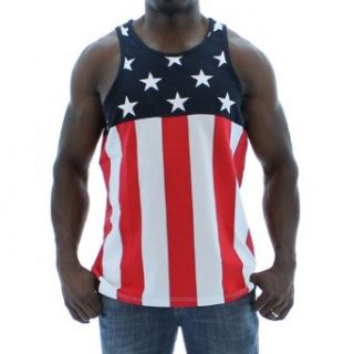 Hudson NYC Men's Flag Tank Tops American Flag Americana Size XL at  Mens Clothing store