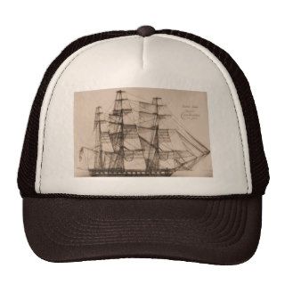 US Ships Constellation sailplan Trucker Hats