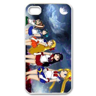 Custom Sailor Moon Cover Case for iPhone 4 4s LS4 3607 Cell Phones & Accessories