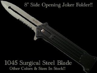 stock JK 457 BS SE. Assisted Joker OTF Style Folding Knife W/Clip Joker Extractor folding knife blade dagger weapon sharp edge camping hunting koshka  Tactical Folding Knives  Sports & Outdoors