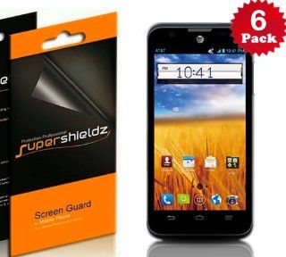 [6 Pack] SUPERSHIELDZ  High Definition Clear Screen Protector For ZTE AT&T Z998 + Lifetime Replacements Warranty [6 PACK]   Retail Packaging Cell Phones & Accessories