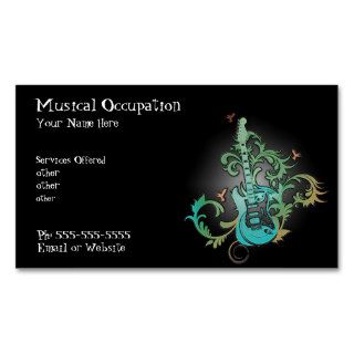 Music business  card business cards