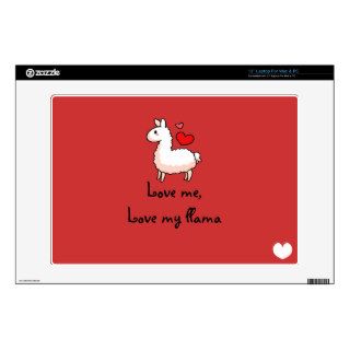 Love Llamas Laptop Skin