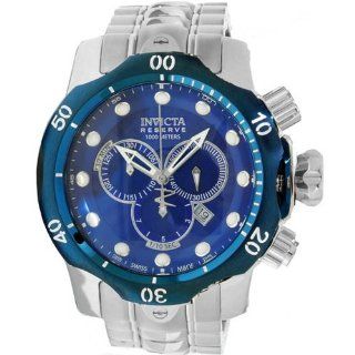 Invicta Men's Venom/Reserve Chronograph Blue Textured Dial Stainless Steel 10791 Invicta Watches