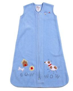 HALO SleepSack Applique Micro Fleece Wearable Blanket, Blue Dog, Small  Nursery Blankets  Baby