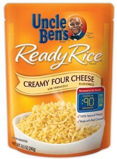 Uncle Ben's Ready Rice Pouch, Creamy Four Cheese, 8.5oz  Packaged Rice Risotto  Grocery & Gourmet Food