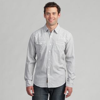 191 Unlimited Mens White Woven Shirt 191 Unlimited Casual Shirts