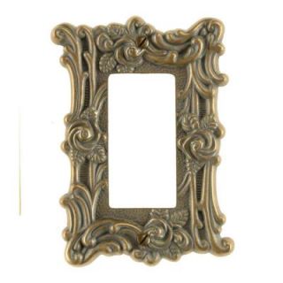 Amerelle Provinicial 1 Decorator Wall Plate   Country Gold 60RCG
