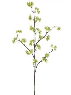 36" Quince Blossom Spray Green (Pack of 12)  Artificial Plants  Patio, Lawn & Garden