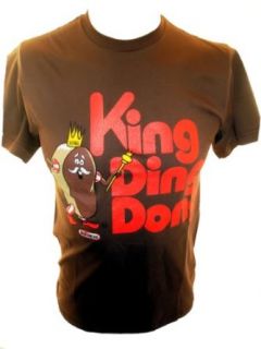 King Ding Dong Mens T Shirt   Classic Hostess Snack Cake Artwork Novelty T Shirts Clothing
