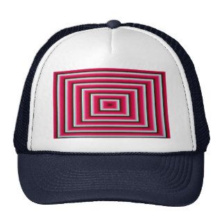 Red air vent trucker hats