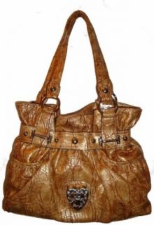 Kathy Van Zeeland Purse Handbag Medusa Belt Shopper Available in Several Colors (Bronze) Shoes