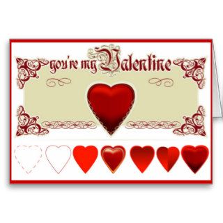 Your My Valentine Multiple Products Greeting Cards