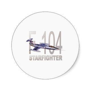F 104 Starfighter Interceptor Aircraft Stickers