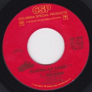 Alone At Last/Alone At Last (NM 45 rpm) Music