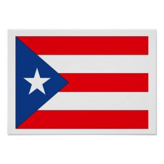 Puerto Rico Flag Print