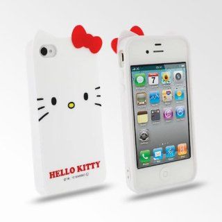 Hello Kitty Big Face Case for iPhone 4/4S   White Cell Phones & Accessories