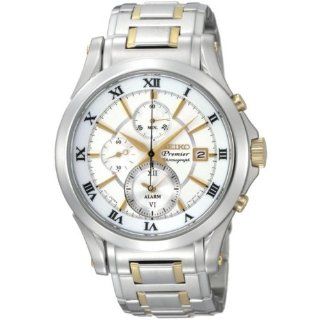 Seiko Premier Chronograph Alarm Watch SNAD28P1 SNAD28P SNAD28 at  Men's Watch store.