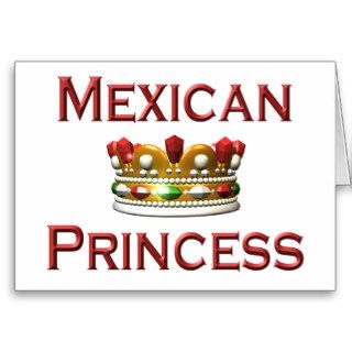 Mexican Princess Card