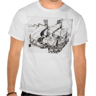 Jacques Cartier's ship, 'Rarete Indes T Shirts