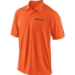 Nike Denver Broncos Coaches Performance Polo   Orange  Polo Shirts  Sports & Outdoors