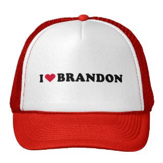 I LOVE BRANDON HATS