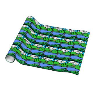 colourful abstract design wrapping paper