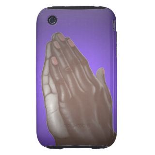 African American praying hands Case Mate Case iPhone 3 Tough Case