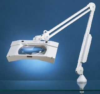 Luxo 17847LG WAVE+Plus Light Gray Magnifier w/30 inch Arm, Base and 3.5 Dio Lens (lamps included)