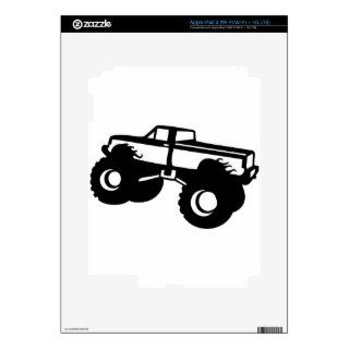 monster truck big car pick up decals for iPad 3
