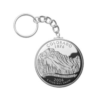 Colorado State Quarter Keychain