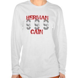 Herman Cain 999 for President 2012 9 9 9 Tax Plan Shirts
