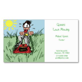 Lawn Mowing Business Card