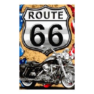 Motorcycles Route 66 Vintage Print Stationery