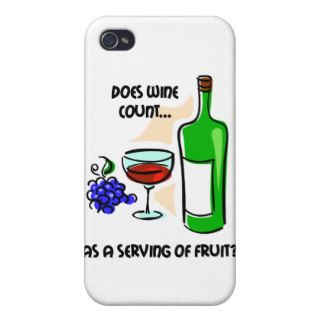 funny wine iPhone 4 cover