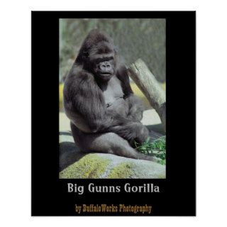 Big Gunns Gorilla Poster