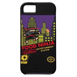 8 bit Food Ninja iPhone 5 Cases