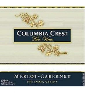 2009 Columbia Crest 'Two Vines' Merlot Cabernet 750ml Wine