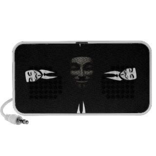 Anonymous Collage Portable Speaker