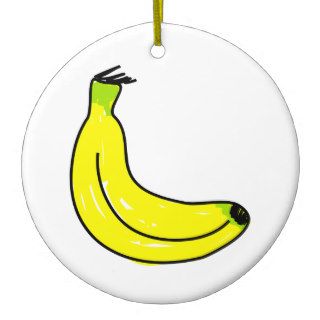 Banana Christmas Tree Ornament