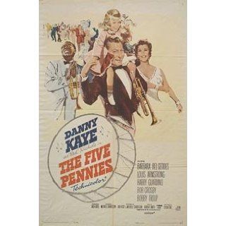 The Five Pennies 1958 Original USA One Sheet Movie Poster Melville Shavelson Danny Kaye Danny Kaye, Barbara Bel Geddes, Louis Armstrong, Harry Guardino Entertainment Collectibles