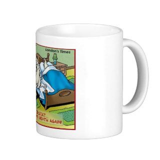 Morning Garlic Breath Funny Offbeat Cartoon Gifts Coffee Mug