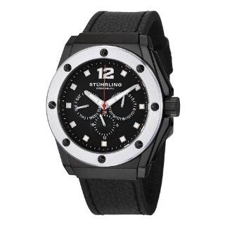 Stuhrling Original Men's 469.33B51 Special Reserve Midnight Apocalypse Analog Display Quartz Black Watch Stuhrling Watches