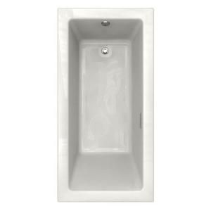 American Standard Studio EverClean Integral Tile Flange 6 ft. x 36 in. Air Bath Tub with Left Drain in White 2941268C.020