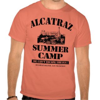 ALCATRAZ SUMMER CAMP  BLK T SHIRTS