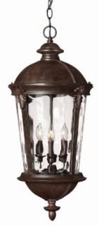 Hinkley Lighting 1892RK 4 Light Outdoor Pendant from the Windsor Collection, River Rock   Pendant Porch Lights  