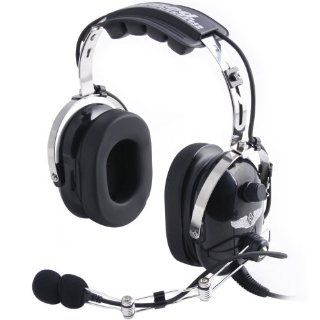RA454 Rugged Air Stereo Aviation Headset Pilot  Aviation Headsets And Intercoms  Electronics