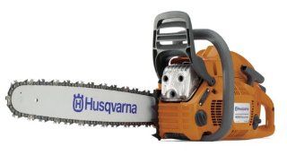 Husqvarna 455 Rancher 20 Inch 55 1/2cc 2 Stroke Gas Powered Chain Saw (CARB Compliant)  Patio, Lawn & Garden