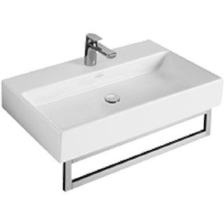 Villeroy Boch Sinks 513381R1 V B Memento Washbasin basin only 800 x 470 mm For installation with furniture CENTRAL LINE White Alpin C   Vessel Sinks
