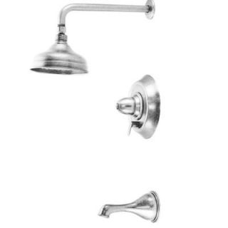 Belle Foret Pressure Balance Tub and Shower Faucet Less Handles in Chrome A663763CP